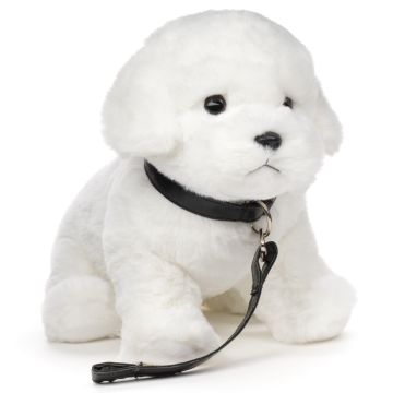 Malteser Hund (mit Leine) - 26 cm (Länge)