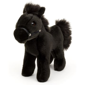 Pferd, stehend, schwarz (ohne Sattel) - 23 cm (Länge)