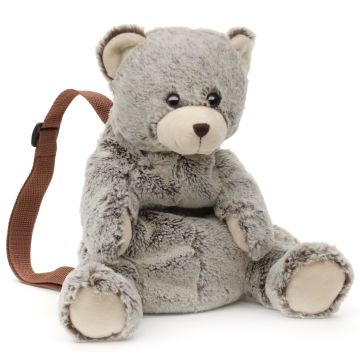 Rucksack aus Plüsch (Teddybär) - 34 cm (Höhe) -- Plüsch-Teddy, Bär