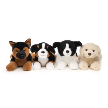 Hunde liegend - 30 cm (Länge) - 'Eco-Line' - 100 % recyceltes Material - VE 64 St.