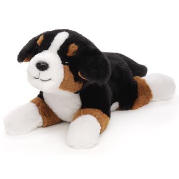 Berner Sennenhund, liegend - 29 cm (Länge) - 'Eco-Line' - 100 % recyceltes Material -- Plüsch-Hund
