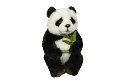 Panda mit Blatt